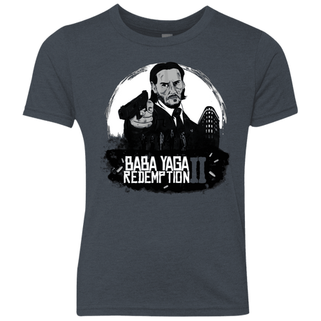 T-Shirts Vintage Navy / YXS Baba Yaga Redeption Youth Triblend T-Shirt
