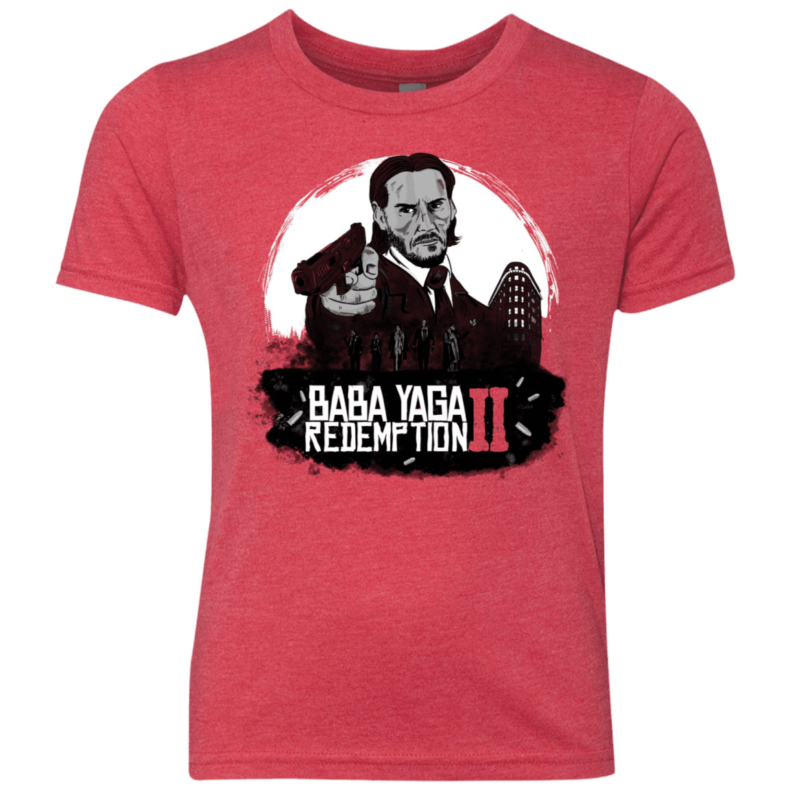 T-Shirts Vintage Red / YXS Baba Yaga Redeption Youth Triblend T-Shirt