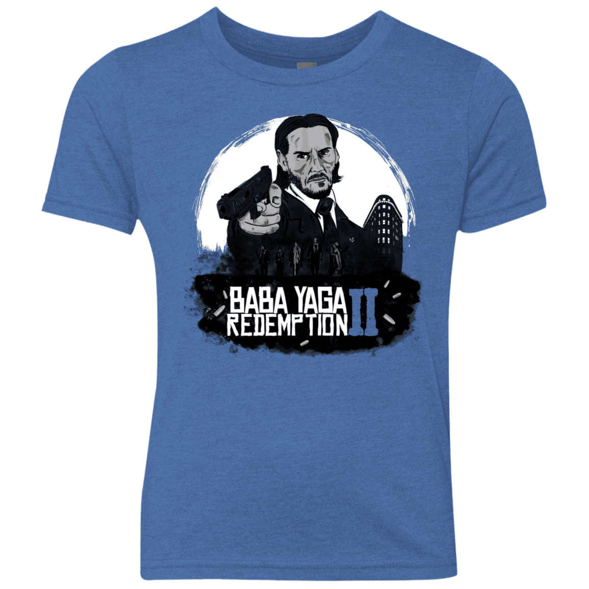 T-Shirts Vintage Royal / YXS Baba Yaga Redeption Youth Triblend T-Shirt