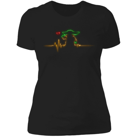 T-Shirts Black / X-Small Baby Alien Heartbeat Women's Premium T-Shirt