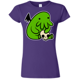T-Shirts Purple / S Baby Cthulhu Junior Slimmer-Fit T-Shirt