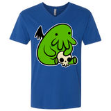 T-Shirts Royal / X-Small Baby Cthulhu Men's Premium V-Neck