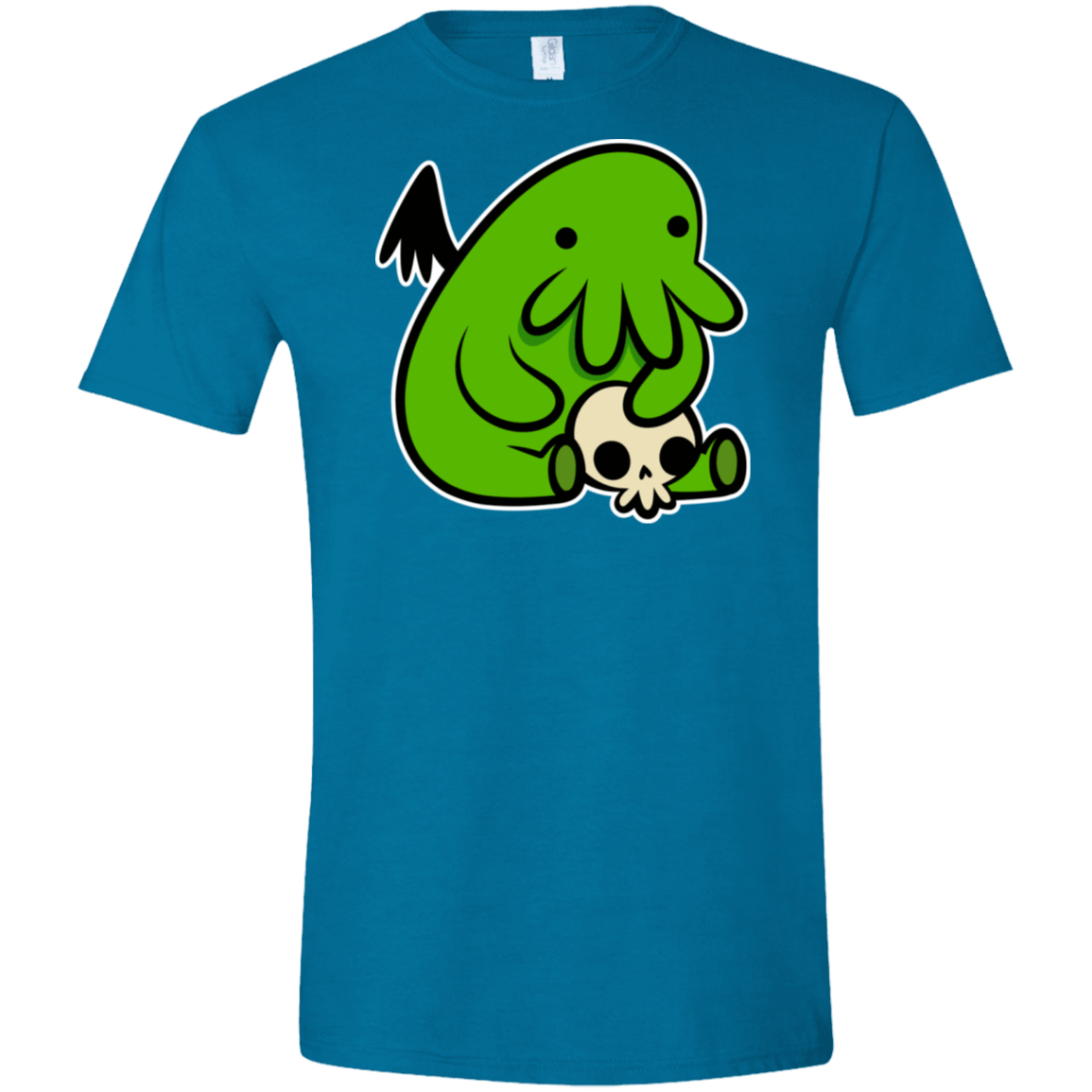 T-Shirts Antique Sapphire / S Baby Cthulhu Men's Semi-Fitted Softstyle