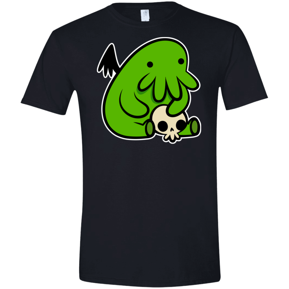 T-Shirts Black / S Baby Cthulhu Men's Semi-Fitted Softstyle