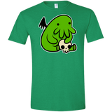 T-Shirts Heather Irish Green / S Baby Cthulhu Men's Semi-Fitted Softstyle