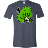 T-Shirts Heather Navy / S Baby Cthulhu Men's Semi-Fitted Softstyle