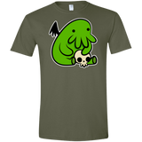 T-Shirts Military Green / S Baby Cthulhu Men's Semi-Fitted Softstyle