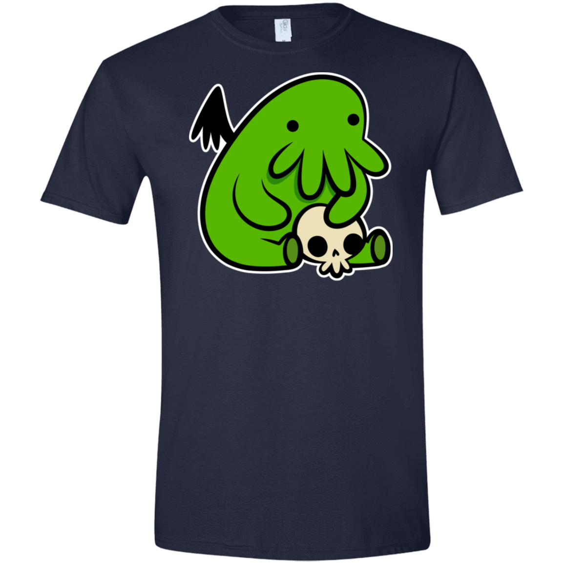 T-Shirts Navy / S Baby Cthulhu Men's Semi-Fitted Softstyle