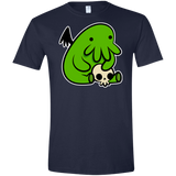 T-Shirts Navy / S Baby Cthulhu Men's Semi-Fitted Softstyle