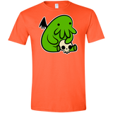 T-Shirts Orange / S Baby Cthulhu Men's Semi-Fitted Softstyle