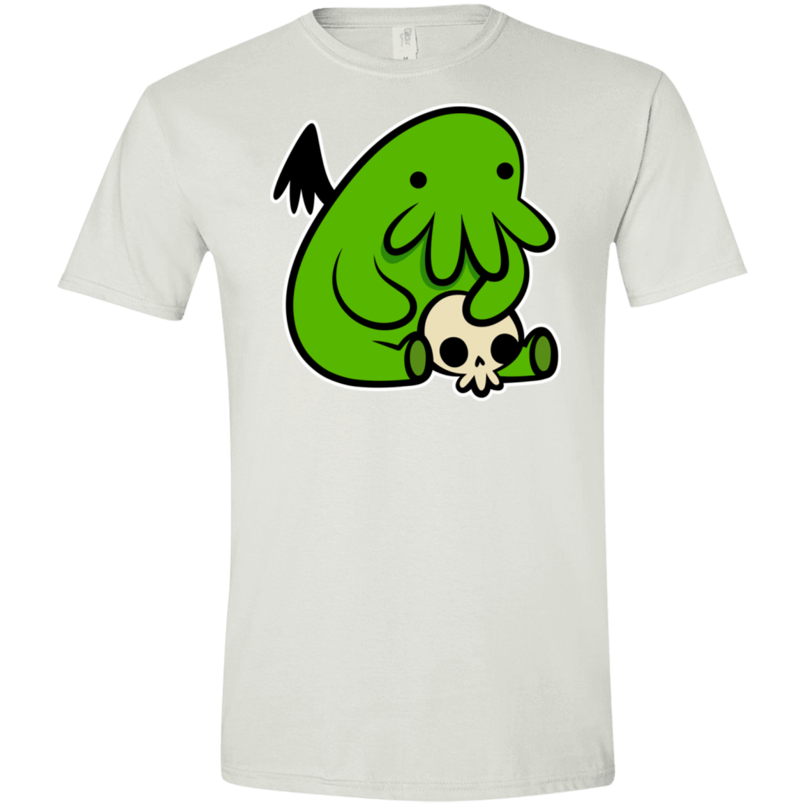 T-Shirts White / X-Small Baby Cthulhu Men's Semi-Fitted Softstyle