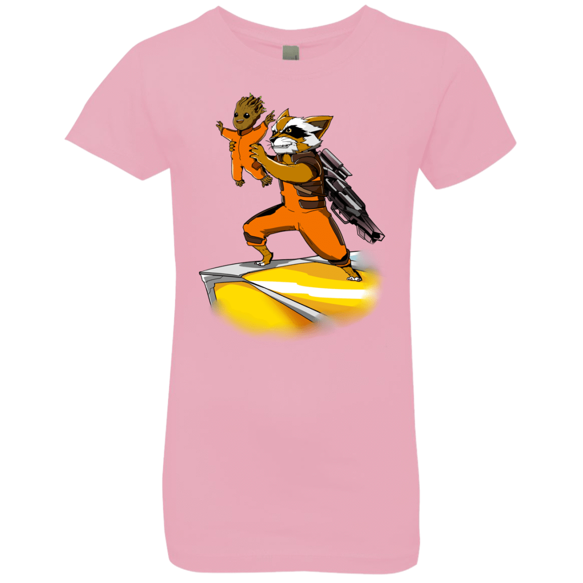 T-Shirts Light Pink / YXS Baby Groot Girls Premium T-Shirt