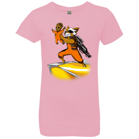 T-Shirts Light Pink / YXS Baby Groot Girls Premium T-Shirt