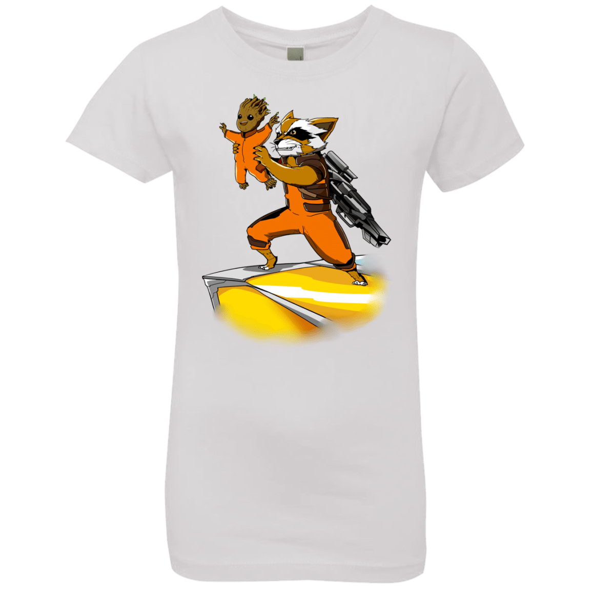 T-Shirts White / YXS Baby Groot Girls Premium T-Shirt