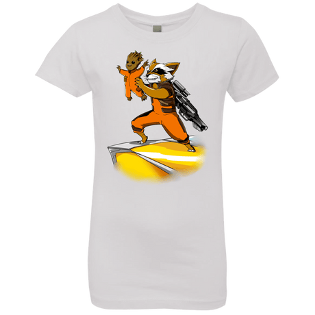 T-Shirts White / YXS Baby Groot Girls Premium T-Shirt