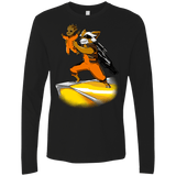 T-Shirts Black / Small Baby Groot Men's Premium Long Sleeve