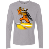T-Shirts Heather Grey / Small Baby Groot Men's Premium Long Sleeve