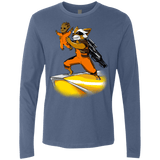 T-Shirts Indigo / Small Baby Groot Men's Premium Long Sleeve