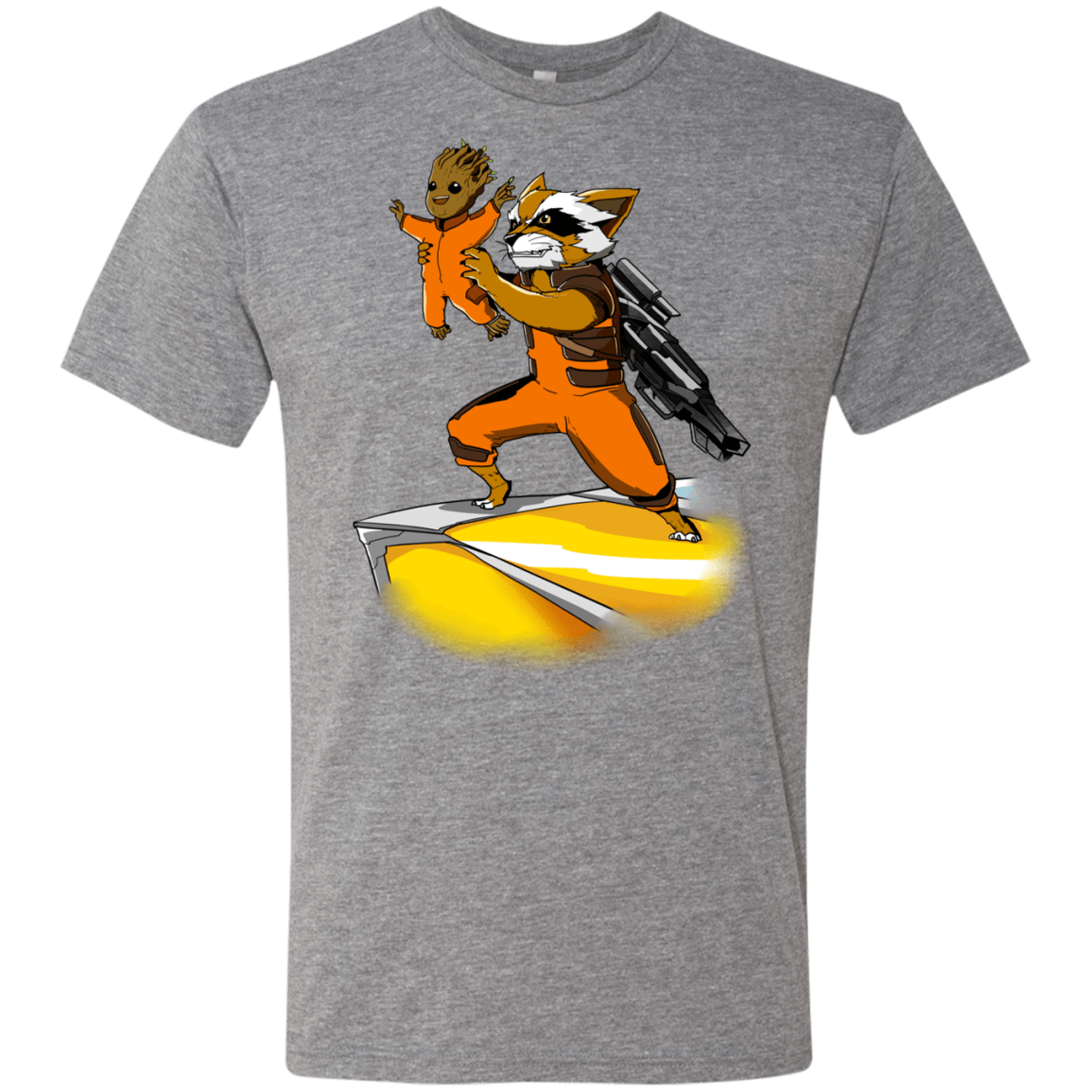 T-Shirts Premium Heather / Small Baby Groot Men's Triblend T-Shirt