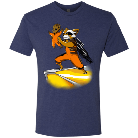 T-Shirts Vintage Navy / Small Baby Groot Men's Triblend T-Shirt