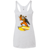 T-Shirts Heather White / X-Small Baby Groot Women's Triblend Racerback Tank