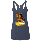 T-Shirts Vintage Navy / X-Small Baby Groot Women's Triblend Racerback Tank