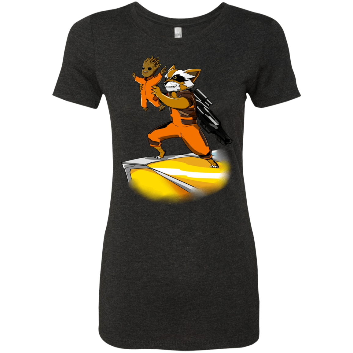 T-Shirts Vintage Black / Small Baby Groot Women's Triblend T-Shirt