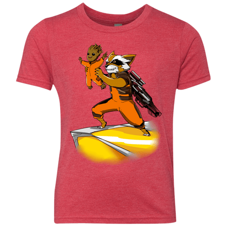 T-Shirts Vintage Red / YXS Baby Groot Youth Triblend T-Shirt