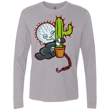 T-Shirts Heather Grey / Small Baby Hellraiser Men's Premium Long Sleeve