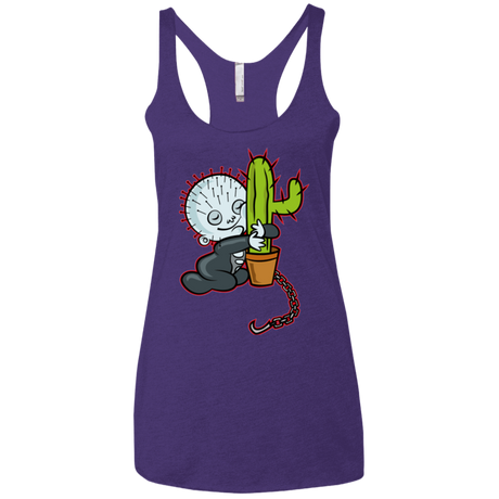 T-Shirts Purple / X-Small Baby Hellraiser Women's Triblend Racerback Tank