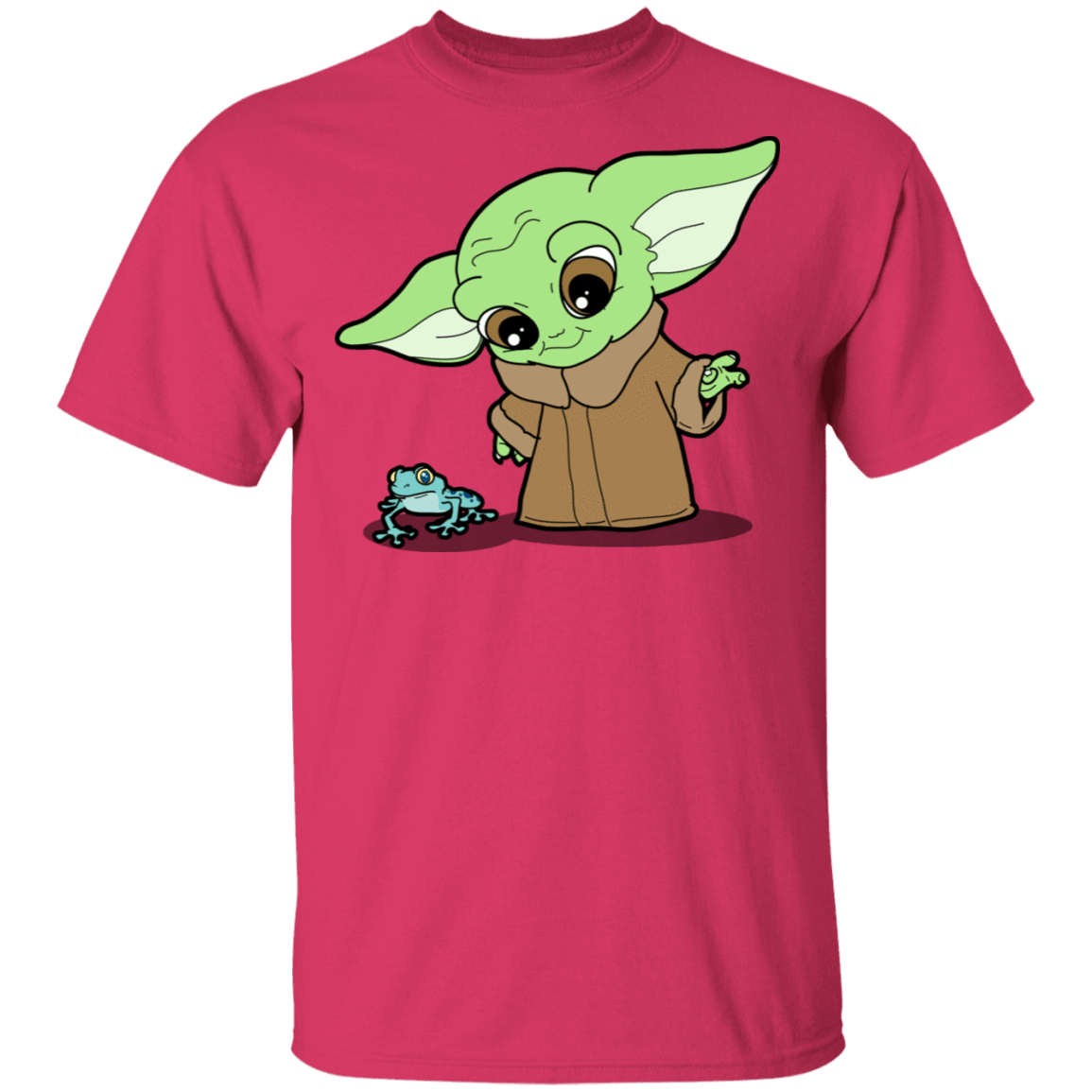 T-Shirts Heliconia / S Baby Yoda and Frog T-Shirt