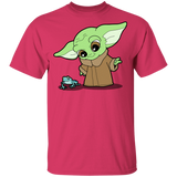 T-Shirts Heliconia / YXS Baby Yoda and Frog Youth T-Shirt