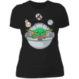 T-Shirts Black / X-Small Baby Yoda Crib Women's Premium T-Shirt