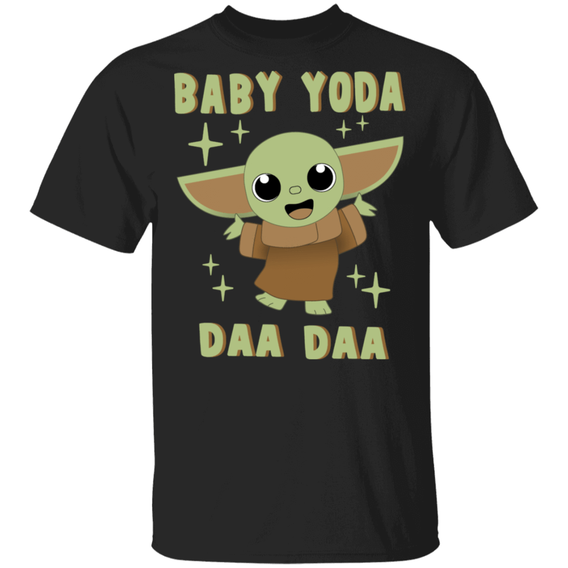 T-Shirts Black / S Baby Yoda Daa Daa T-Shirt