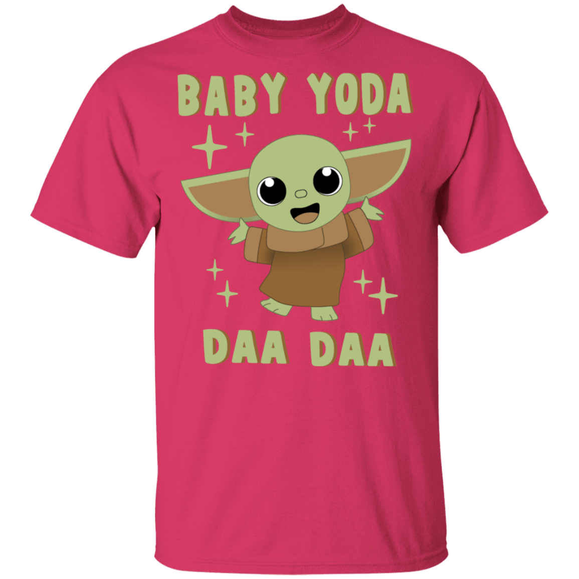 T-Shirts Heliconia / S Baby Yoda Daa Daa T-Shirt