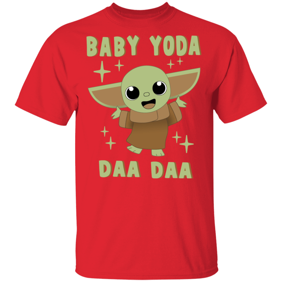 T-Shirts Red / S Baby Yoda Daa Daa T-Shirt