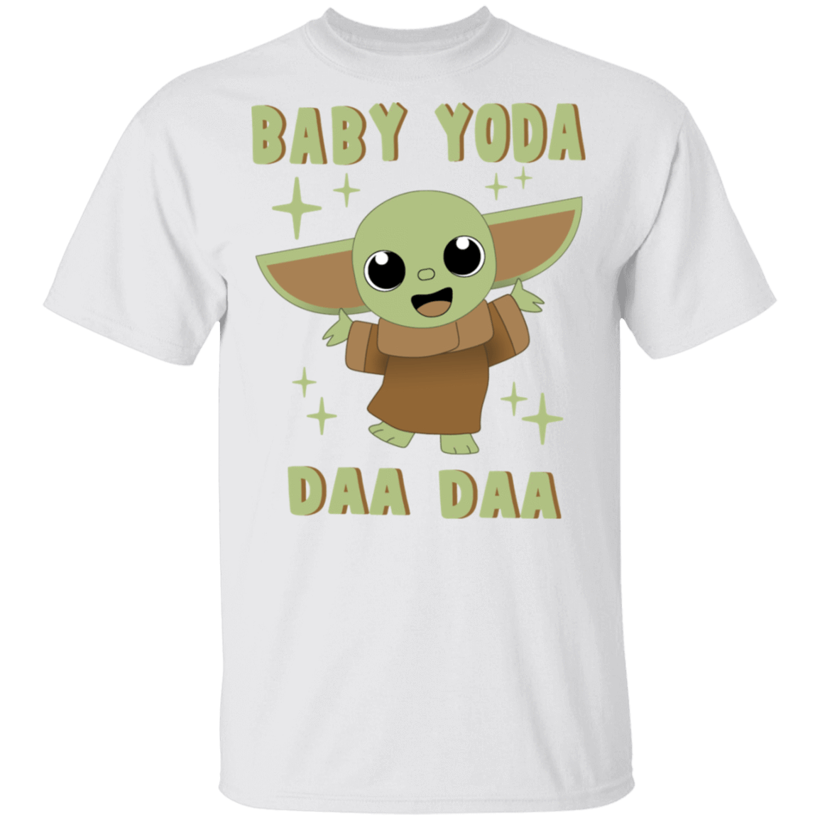 T-Shirts White / S Baby Yoda Daa Daa T-Shirt