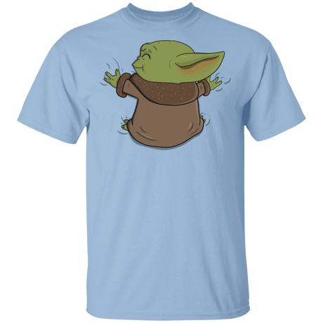 T-Shirts Light Blue / S Baby Yoda Hug T-Shirt