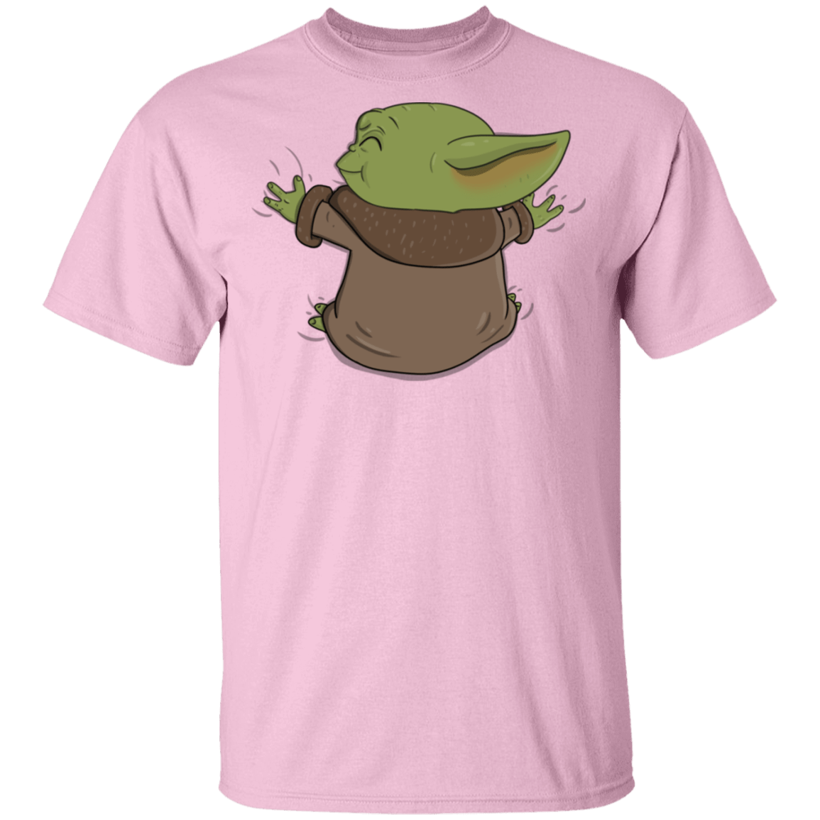 T-Shirts Light Pink / S Baby Yoda Hug T-Shirt