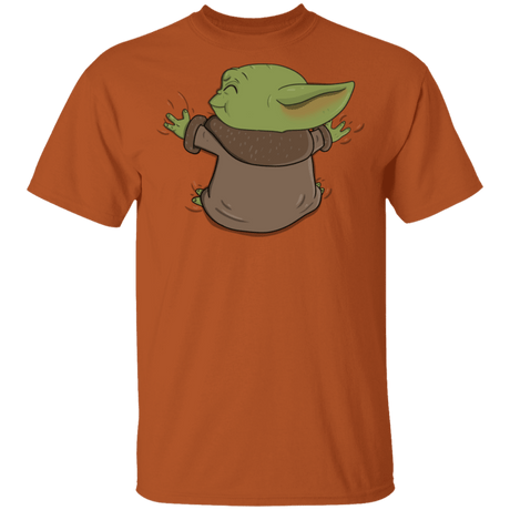 T-Shirts Texas Orange / S Baby Yoda Hug T-Shirt