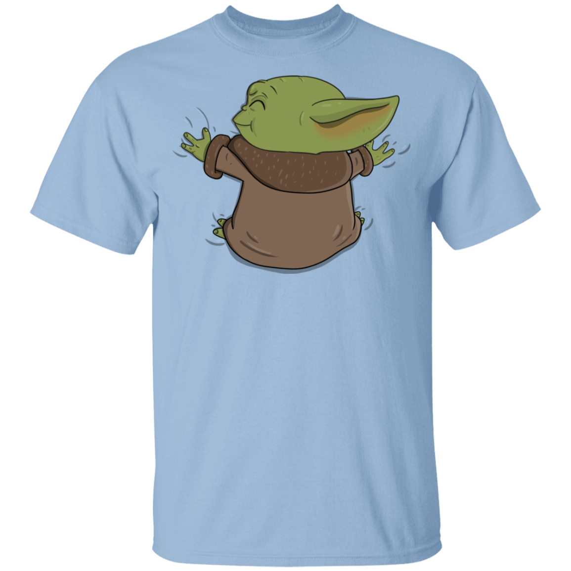 T-Shirts Light Blue / YXS Baby Yoda Hug Youth T-Shirt