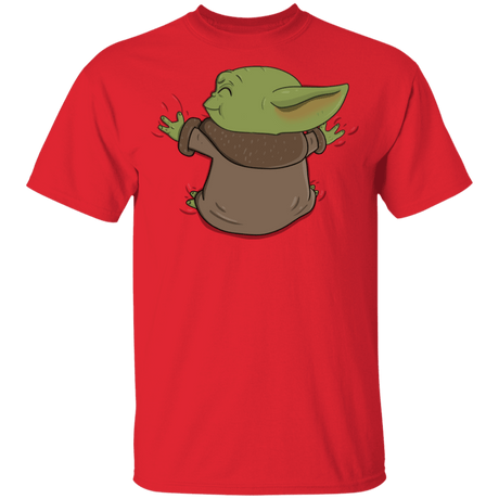 T-Shirts Red / YXS Baby Yoda Hug Youth T-Shirt
