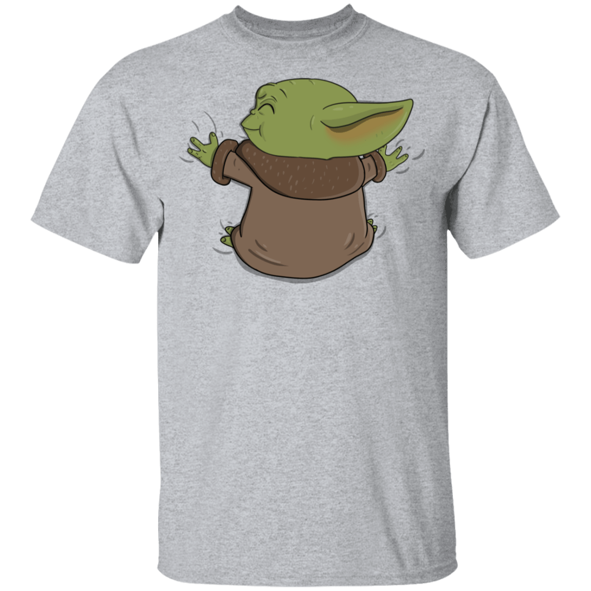 T-Shirts Sport Grey / YXS Baby Yoda Hug Youth T-Shirt