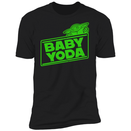 T-Shirts Black / X-Small Baby Yoda Men's Premium T-Shirt