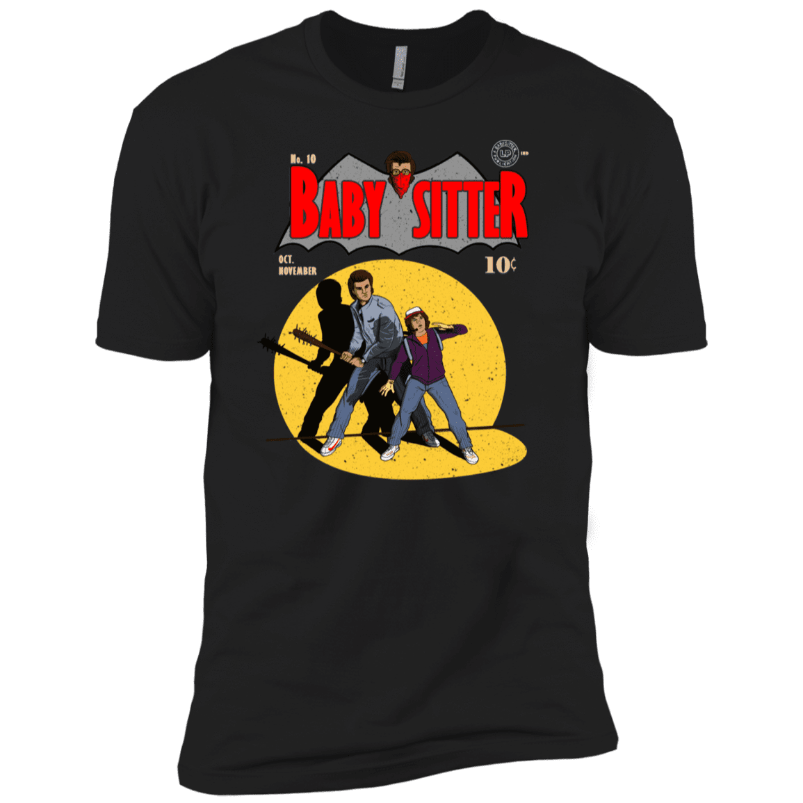 T-Shirts Black / YXS Babysitter Batman Boys Premium T-Shirt