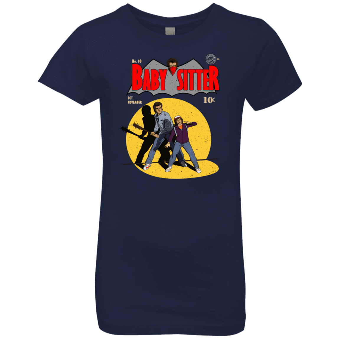 T-Shirts Midnight Navy / YXS Babysitter Batman Girls Premium T-Shirt