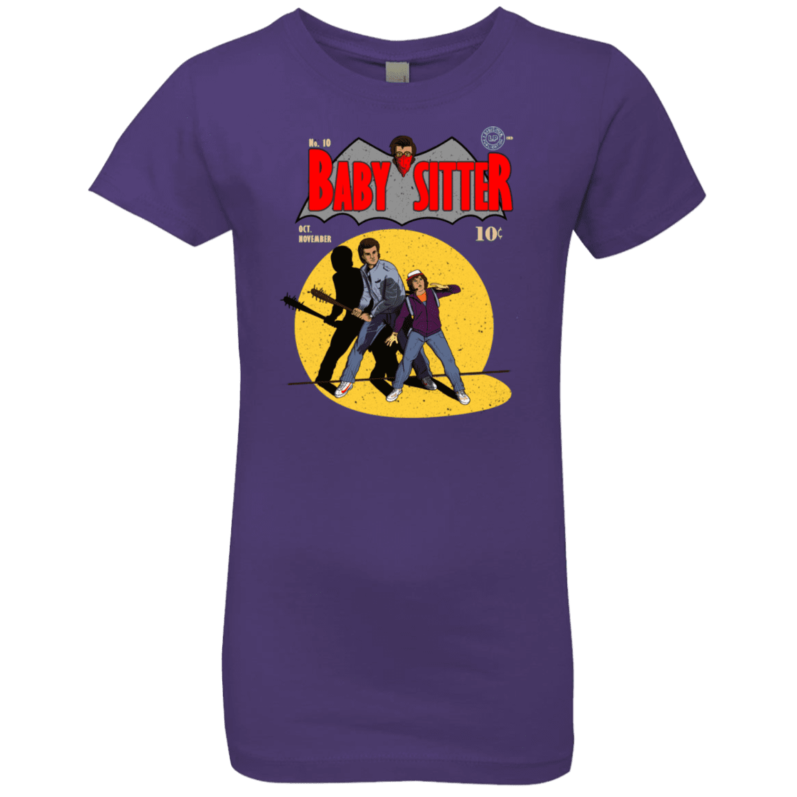 T-Shirts Purple Rush / YXS Babysitter Batman Girls Premium T-Shirt