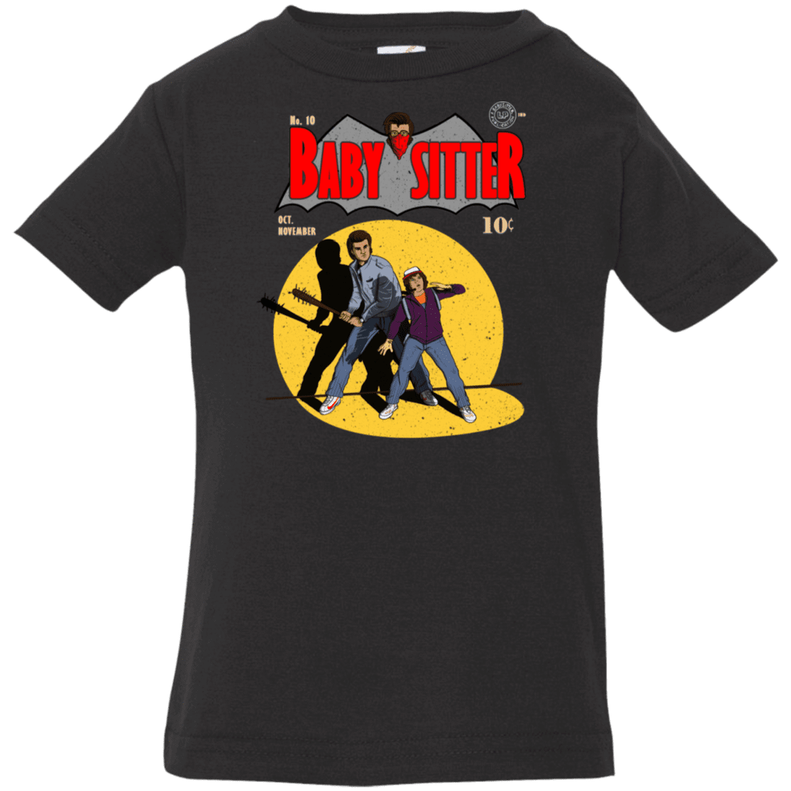 T-Shirts Black / 6 Months Babysitter Batman Infant Premium T-Shirt