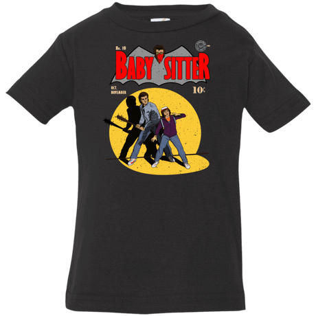 T-Shirts Black / 6 Months Babysitter Batman Infant Premium T-Shirt