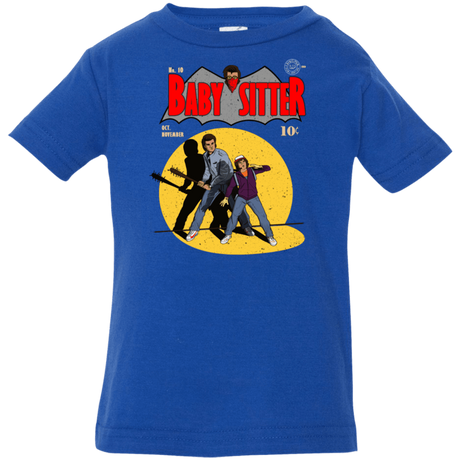 T-Shirts Royal / 6 Months Babysitter Batman Infant Premium T-Shirt
